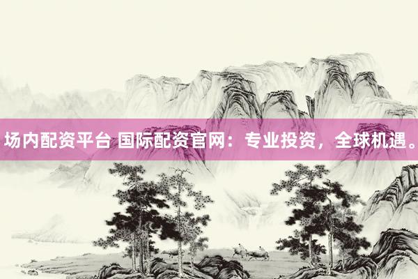 场内配资平台 国际配资官网：专业投资，全球机遇。