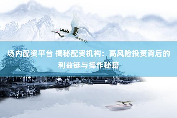 场内配资平台 揭秘配资机构:高风险投资背后的利益链与操作秘籍